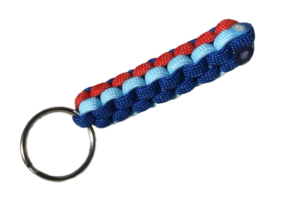 ANY 3 Colour Paracord Keyring/Key Chain - FREE DELIVERY - Image 2