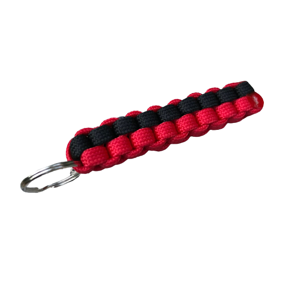 ANY 2 Colour 75/25 Paracord Keyring - FREE DELIVERY