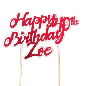 Personalised Cake Topper ANY TEXT