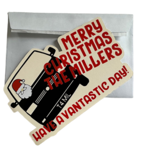 Personalised Transporter Christmas Card